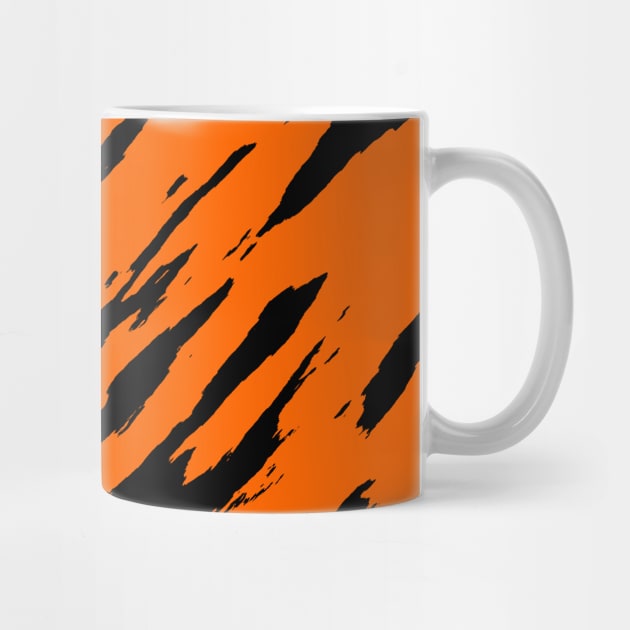 Orange Bengal Tiger Animal Print by McNutt